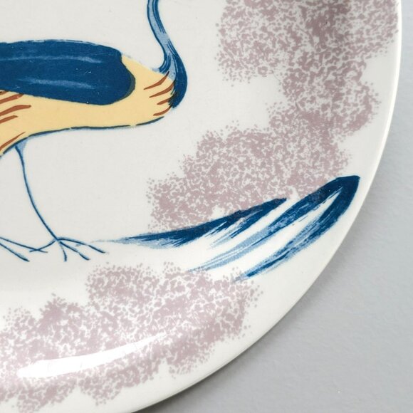 Vintage Homer Laughlin Chownings Tavern Dinner Plate Peacock Restaurant Ware USA - Picture 5 of 12